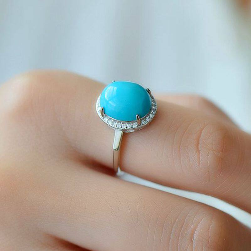 女S925纯银时尚DIY镶嵌戒指空托