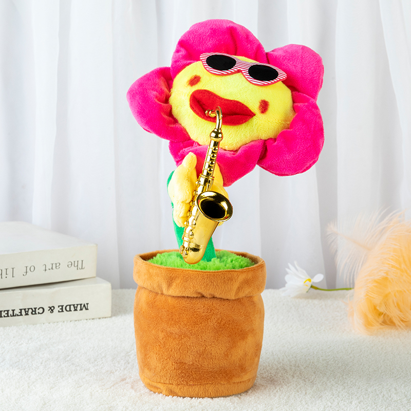 宝宝抬头练习训练妖娆花太阳花