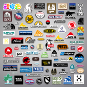 备贴纸笔记本电脑收纳箱汽车防水贴画装 户外露营装 饰个性 合集