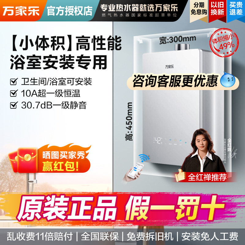 【新品】小体积平衡式燃气热水器
