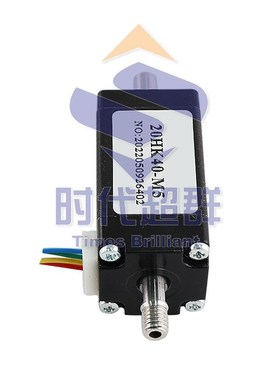 20混合步进空心双出轴电n机马达中空0.021NM0.3NM0.4NM 外牙螺纹