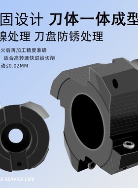 RAP75度90度数控铣刀盘BAP300R400R非标盘铣刀AP1604刀片开粗盘刀