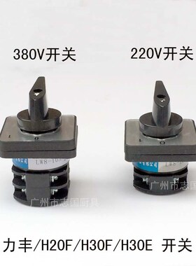 原装正品 力丰H20E H30F H30E  和面机 配件 开关 启动开关