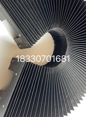 迪能1530庆源嘉泰4020激光切割机阻燃布伸缩式风琴防护罩