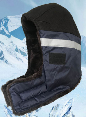 安全帽冬季棉内衬加厚保暖安全帽内胆防寒风头套工地里绒配件矿工