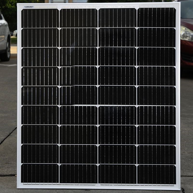 全新100We150W300W450W单晶太阳能发电板12V24V光伏系统家用电池