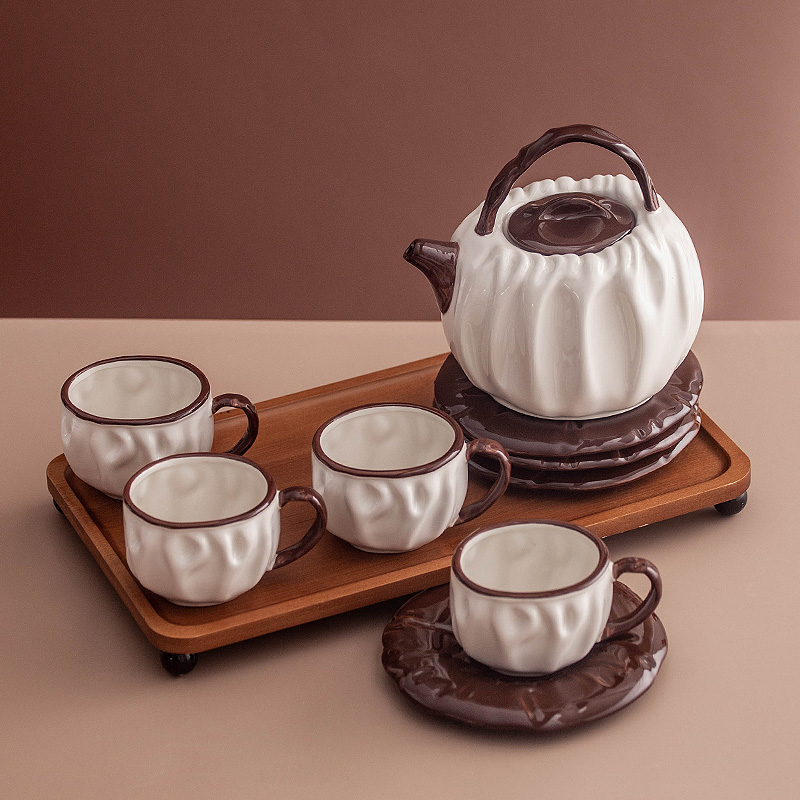 丼美复古茶具下午茶花草茶壶