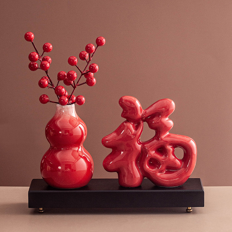 丼美创意花瓶福桶摆件