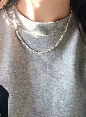 小众轻奢碎银万两项链