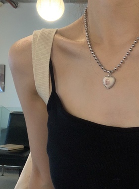 鹿妮韩国ins宝石原创项链