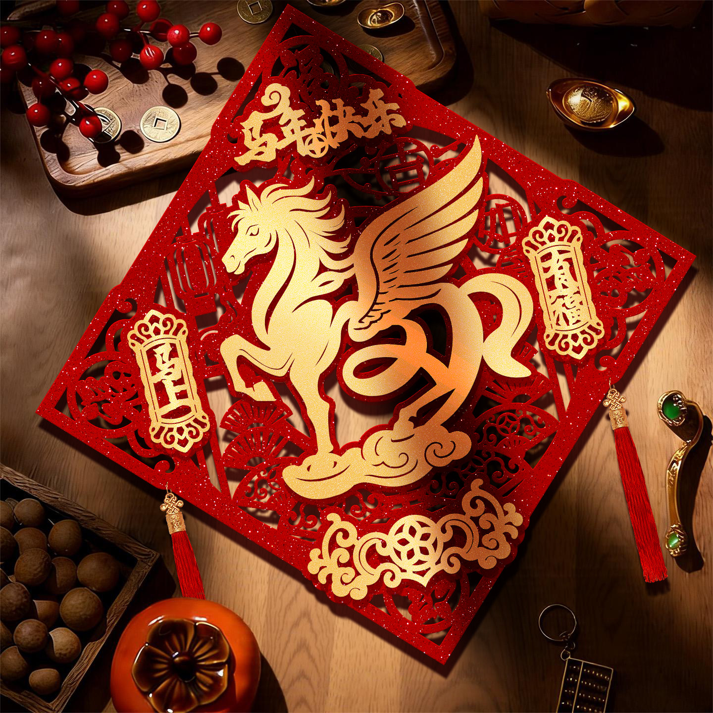 福字门贴2026马年新年装饰过年春节入户门高档立体绒布自粘福字帖,节庆用品/礼品,福字/窗花/窗贴,淘宝优惠券,粉丝福利购,淘宝优惠卷