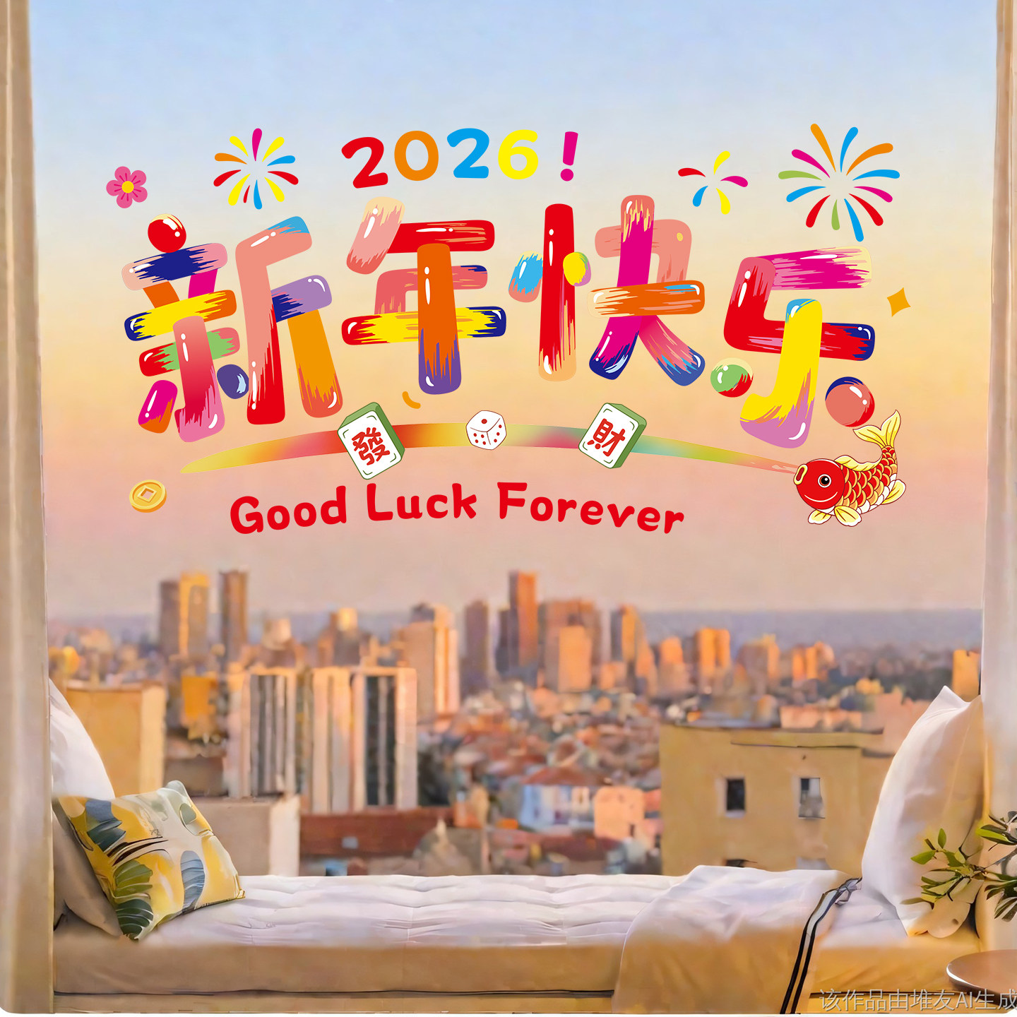 窗花2026年马年春节新年装饰静电贴玻璃橱窗贴过年窗花福字贴年画,节庆用品/礼品,喜字/剪纸/贴纸,淘宝优惠券,粉丝福利购,淘宝优惠卷