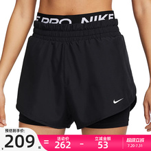 nike耐克夏季女子2IN1 SHORT TT运动训练休闲短裤锐力HJ1205-010