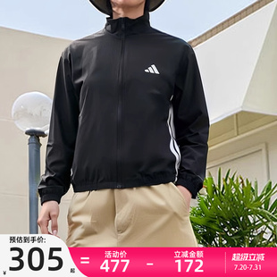 adidas阿迪達(dá)斯秋女TE JKT運(yùn)動(dòng)休閑夾克外套銳力JD6539 WOVEN