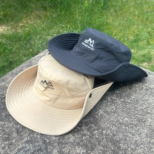 帽子男士夏天遮阳帽户外透气防晒帽男骑车帽渔夫帽登山钓鱼