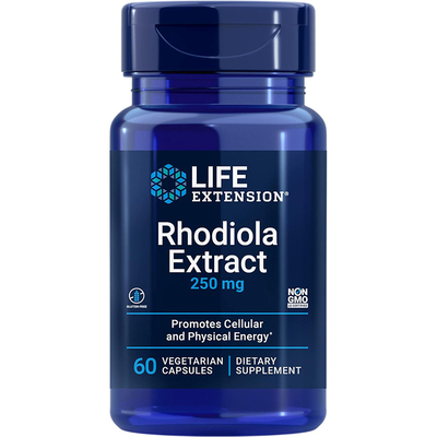 现货Life Extension 红景天 含3%肉桂醇甙 Rhodiola Extract 免疫