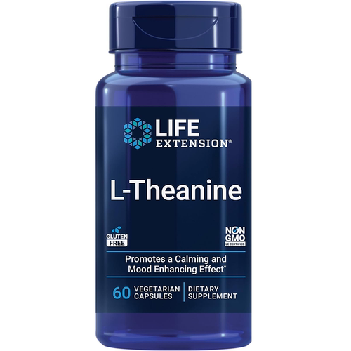 现货美国Life Extension左旋茶氨酸L-Theanine 200毫克60粒胶囊