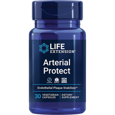 现货Life Extension Arterial Protect积雪草法国海松提取物30粒
