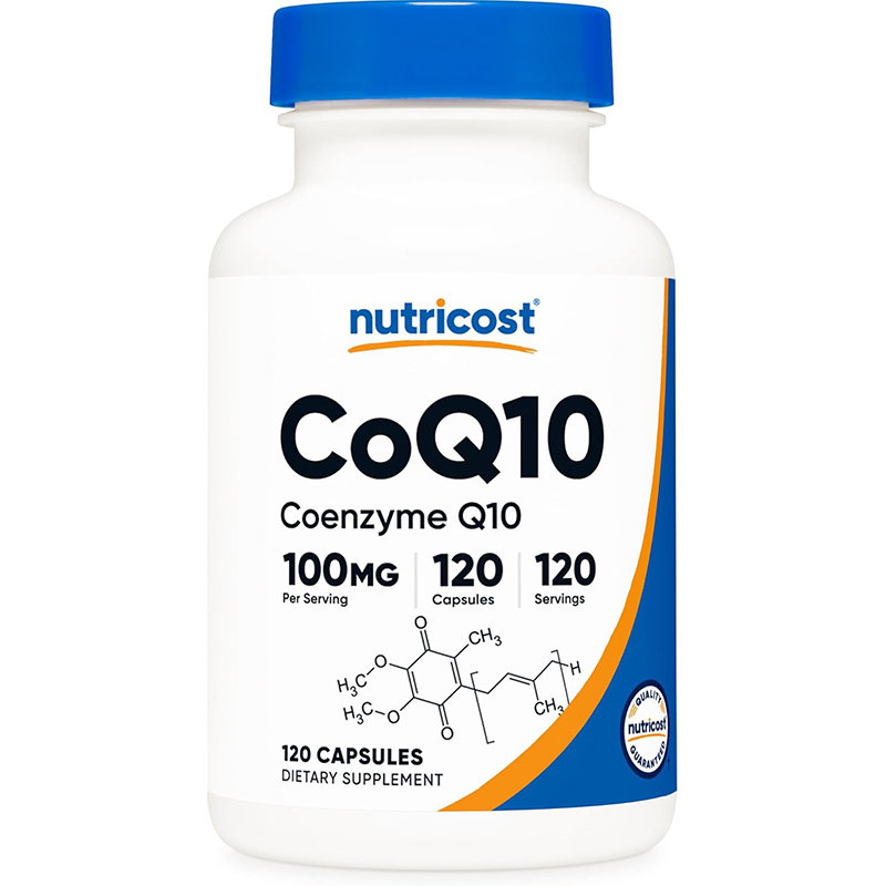 现货美国Nutricost 辅酶CoQ10胶囊 高吸收心脏保健100mg120粒