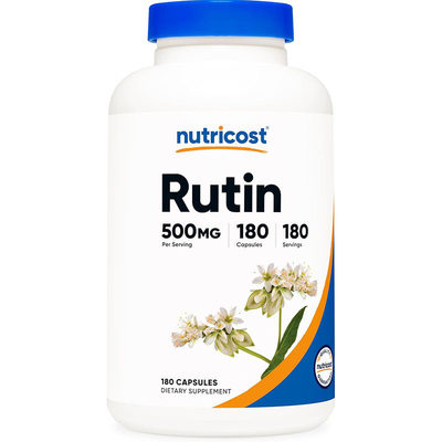 现货美国nutricost Rutin芸香苷胶囊500mg*180粒生物类黄酮