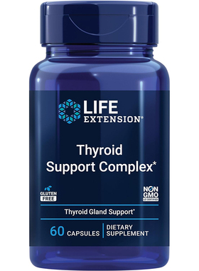 现货Life Extension Thyroid Support Complex甲状腺复合营养胶囊