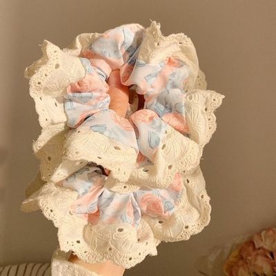 发绳其他甜美碎花蕾丝大肠头发饰