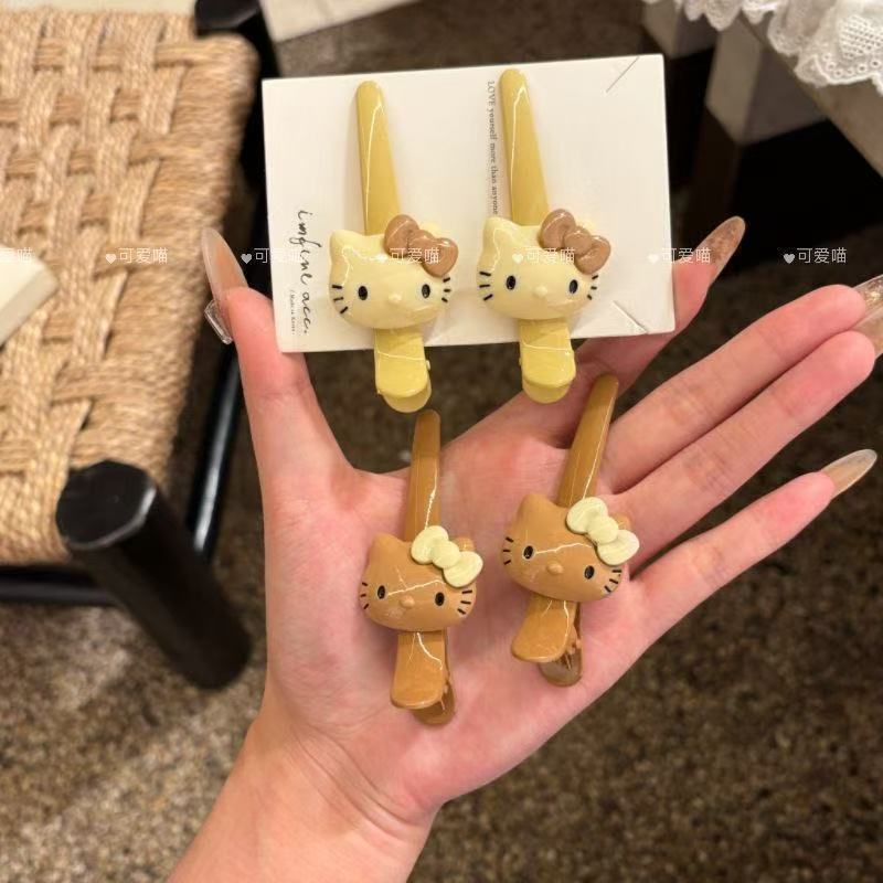 学生闺蜜发夹一字夹小猫可爱