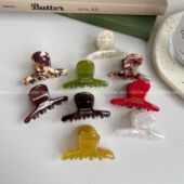 一字 JAM韩国 海发减龄小号刘可爱抓PEACH抓夹侧边刘可爱夹