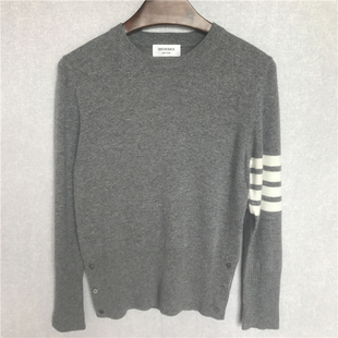 圆领套头衫 毛衣 修身 织针衫 宋仲基同款 男女同款 25秋冬TB羊绒衫
