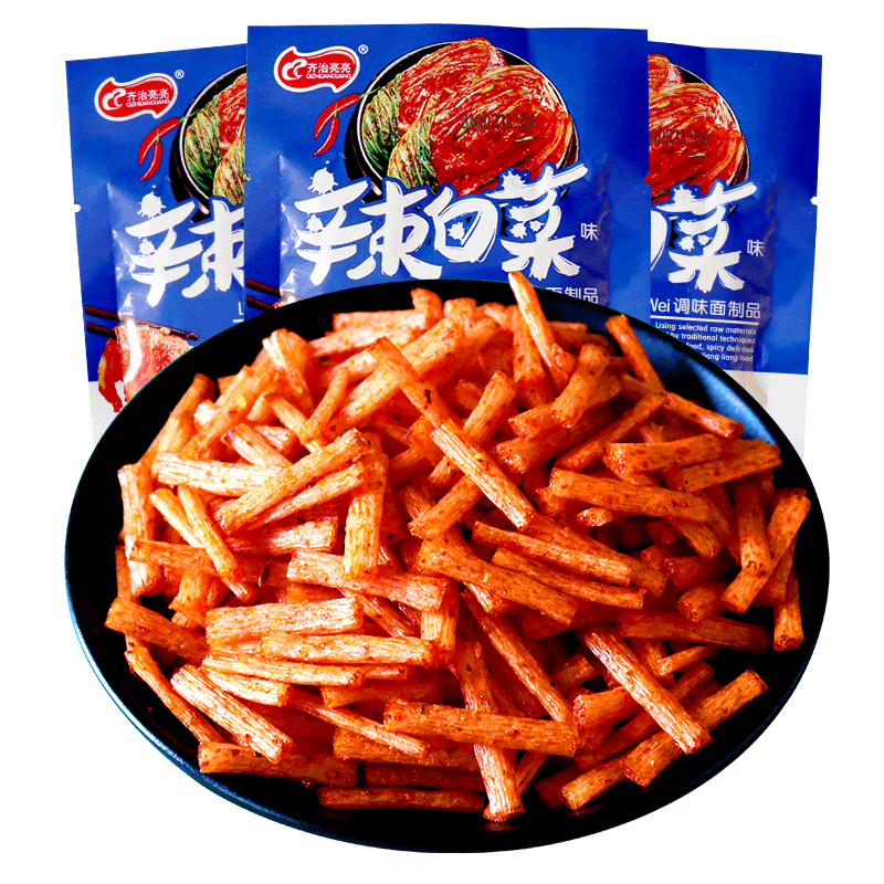 辣白菜味辣条40包独立包装儿时怀旧麻辣零食小吃辣条