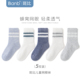 斑比童袜儿童袜子夏季 网眼透气大童男孩无骨棉袜男童学生袜子 薄款