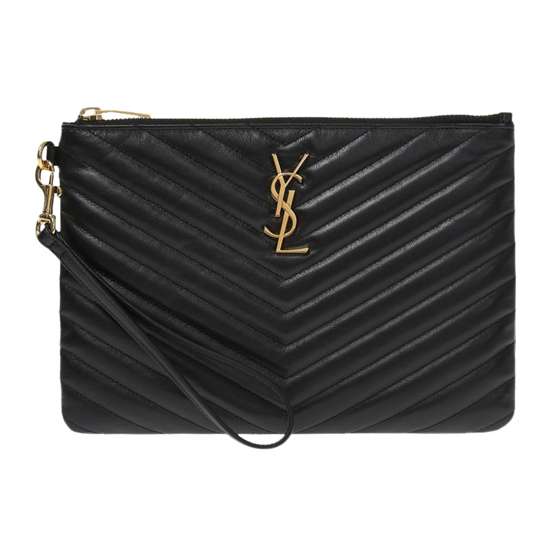 YSL圣罗兰 女包经典logo款长款钱包钱夹手拿包