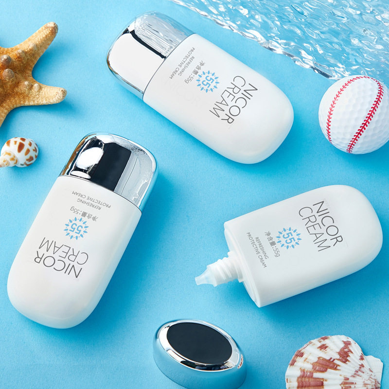 爆款nicor防晒霜遮瑕三合一全身乳 夏季防紫外防水隔离清爽