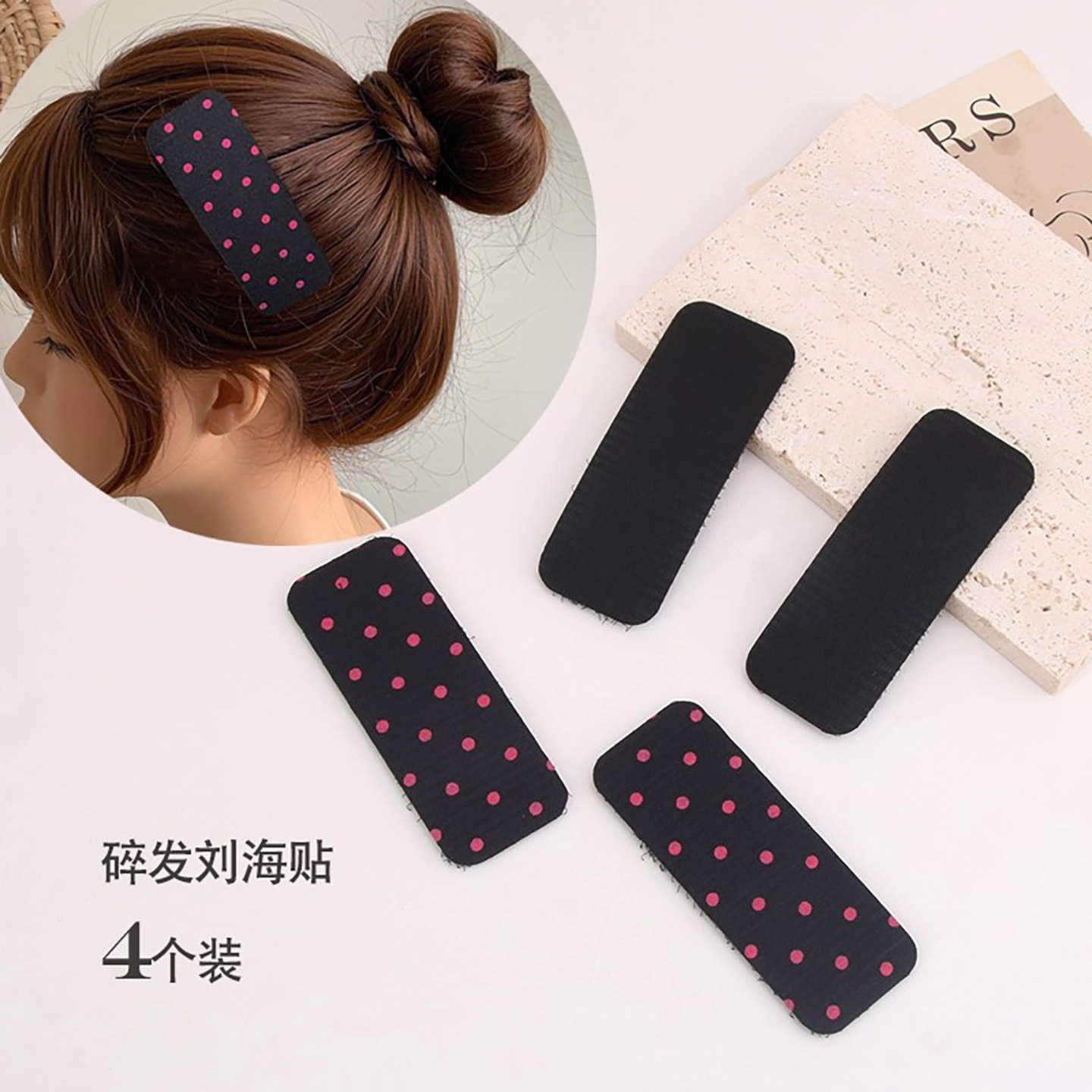 印花头发魔术贴卡瑞芙布艺日韩