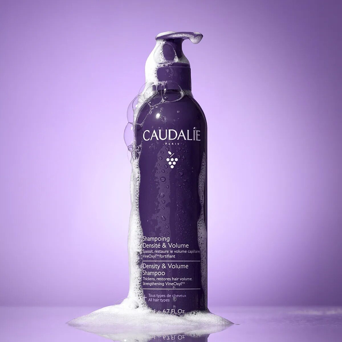 新品!Caudalie/欧缇丽丰盈密发洗发水温和强健发根蓬松无硅200ml