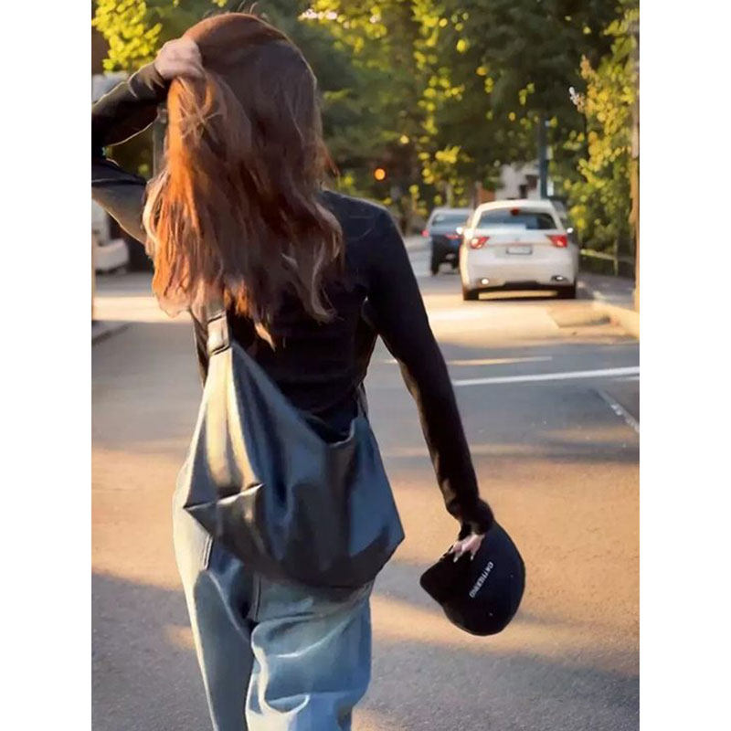 秋冬宽肩带斜挎包包2025新款秋冬通勤慵懒风大容量单肩托特包百搭,箱包皮具/热销女包/男包,男士包袋,淘宝优惠券,粉丝福利购,淘宝优惠卷