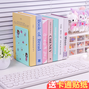 书架书立加厚稳固分隔书夹子伸缩书立学生简约风教室用挡书架夹书固定器课本书籍书靠桌收纳神器办公收纳