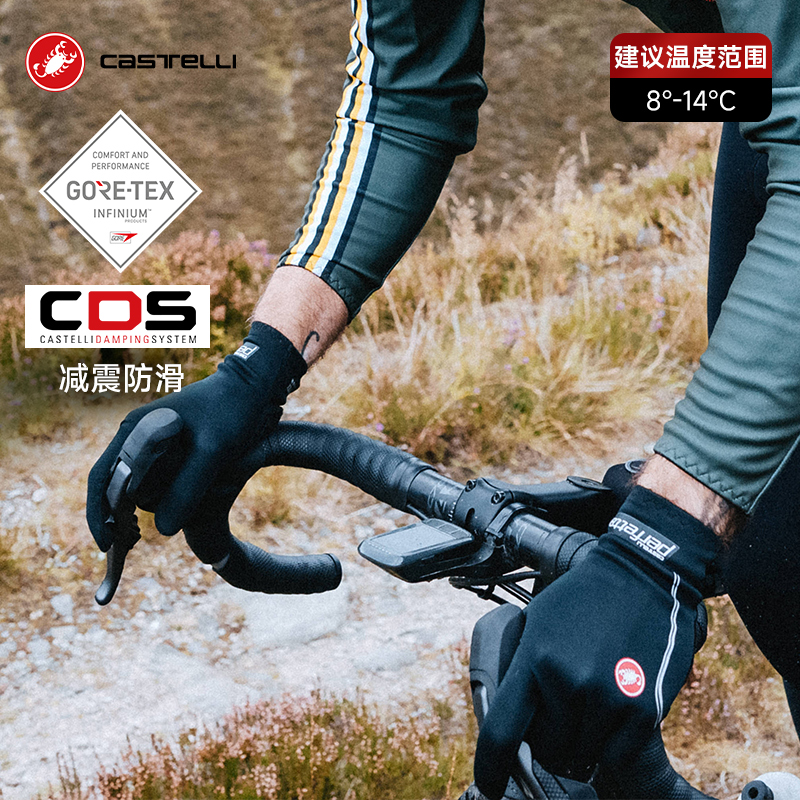 蝎子长指手套保暖公路车骑行