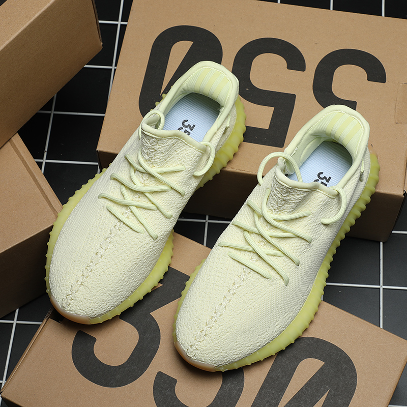 2025新款柏宜椰子鞋男350纯白冰淇淋休闲软底运动鞋跑步鞋莆田