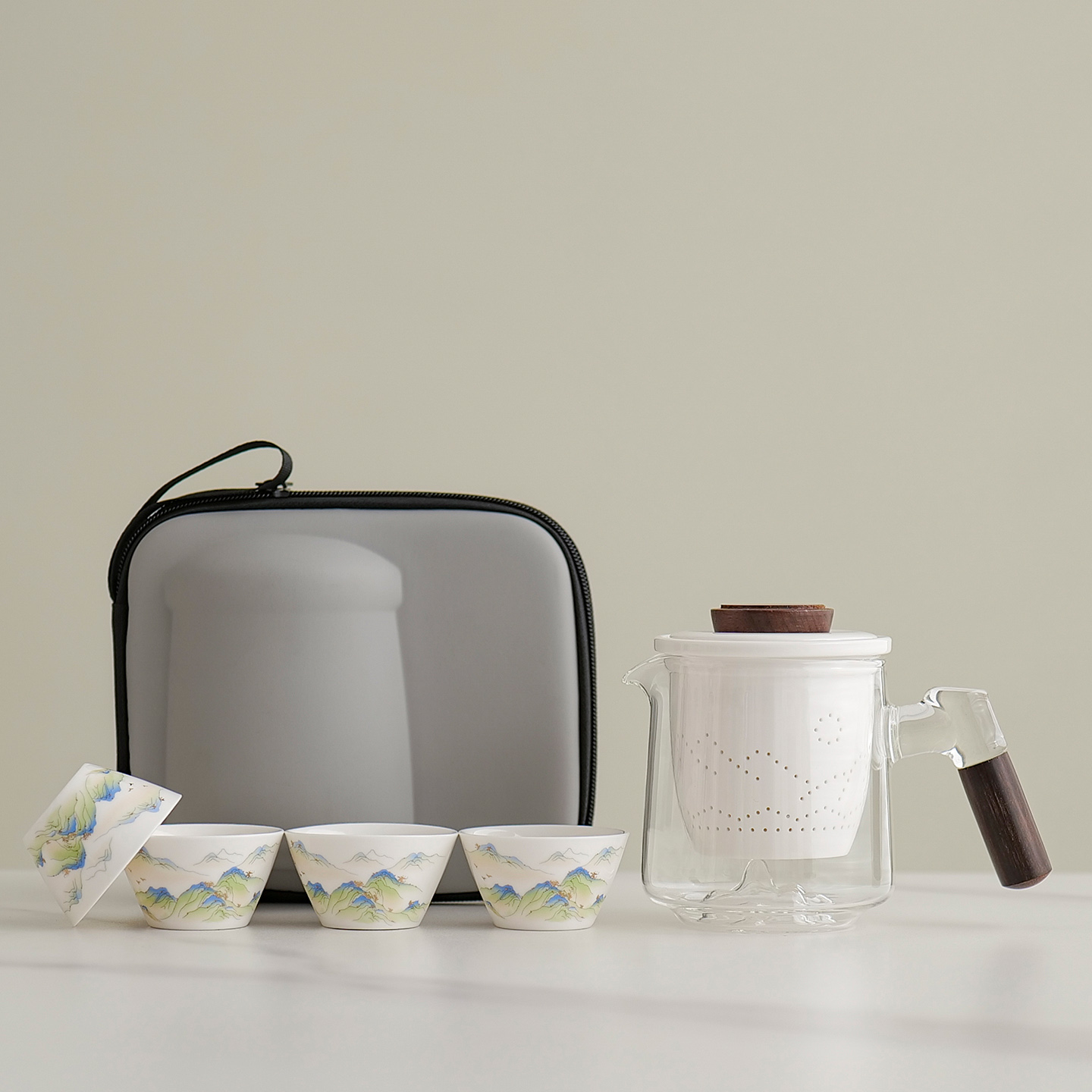 户外便携式旅行茶具小套装