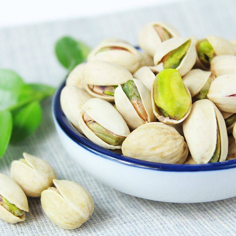 壳壳果开心果165g袋装休闲零食饱满坚果干货 无漂白开心果