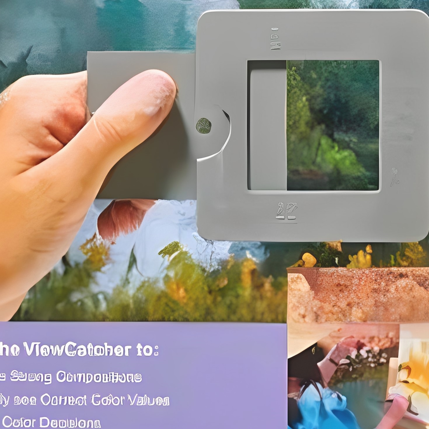 跨境新品Field of view capturer视野捕捉器便携式绘画取景器工具