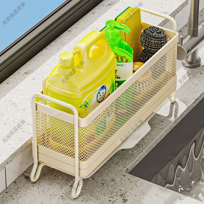 厨房置物架沥水架抹布收纳家用水龙头洗菜池洗碗水槽用品收纳神器