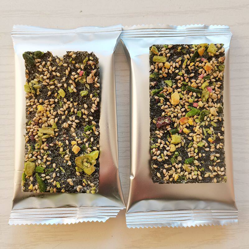 果蔬海苔脆海苔片儿童营养辅食休闲小零食网红海苔即食海苔脆片