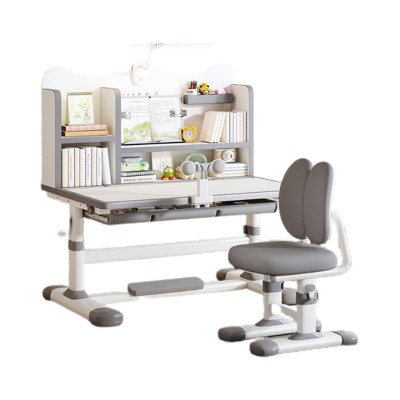 成套家具家用小孩学生学习书桌写作业护眼桌可手摇升降式桌椅套装