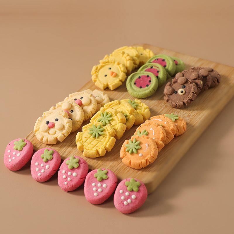 芃宝手工玛格丽特饼干无添加儿童宝宝零食辅食卡通曲奇120g