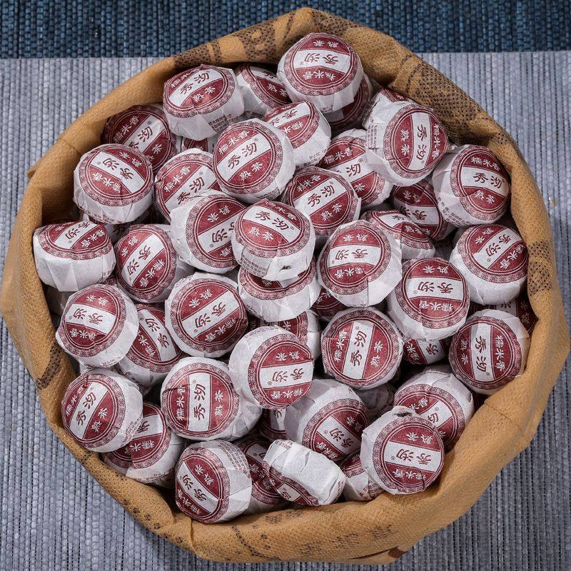 正品秀沏糯米香普洱茶熟茶生茶小沱茶荷叶陈皮滇红500克袋装,茶,普洱,淘宝优惠券,粉丝福利购,淘宝优惠卷