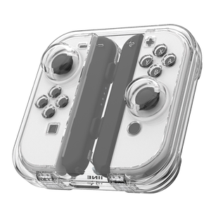良值(IINE)适用任天堂Joycon收纳盒 支持带保护套 Switch收纳包 JC分体手柄保护套 硬壳磁吸透明壳 NS配件