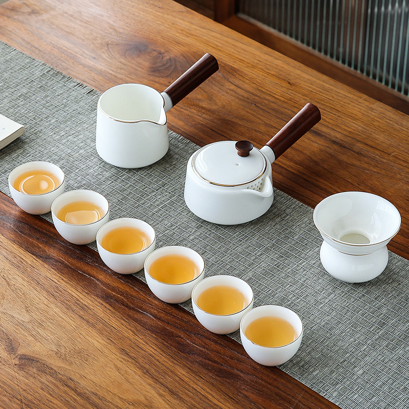 茶瓷汇羊脂玉功夫茶具办公室会客