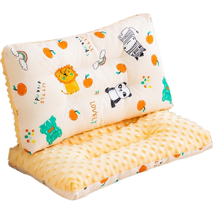 2026婴儿枕头儿童小枕头纯棉1-2-3-6岁宝宝定型安抚豆豆枕可机洗